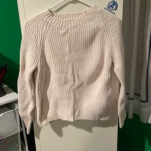 Women’s Gap Cable Knit White Sweater